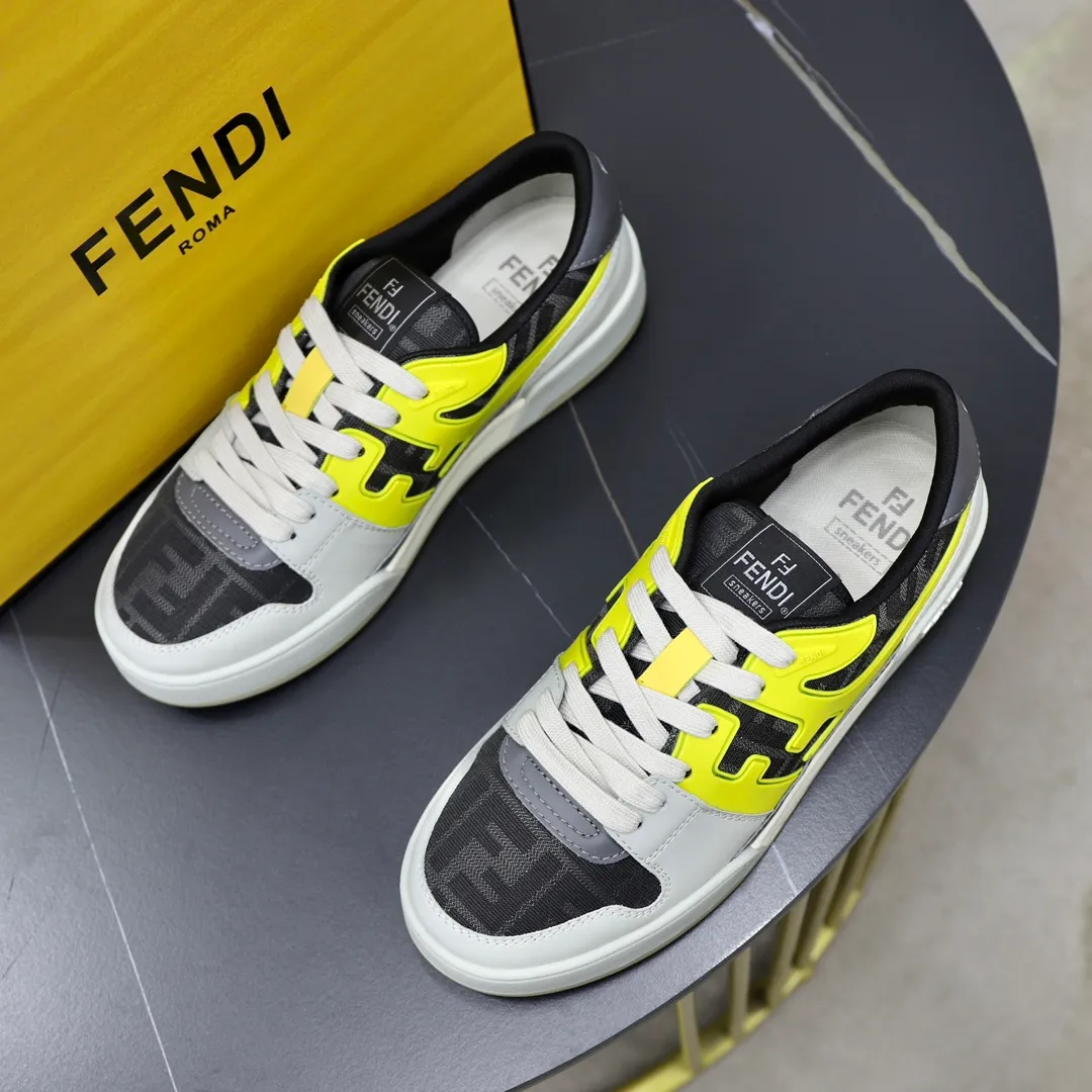 Ex-factory price: 580🔥Couple model (top original order) Brand: FENDI Size: 35-44 (customized for men 38 and 45) Grade: original order quality high version Material: imported original cowhide stitching➕ high-quality and comfortable lining original TPU lightweight non-slip outsole Style category: travel fashion casual shoes versatile trend